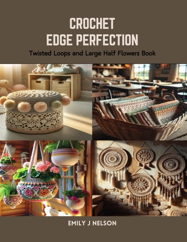 Crochet Edge Perfection Twisted Loops and Large Half Flowers Book