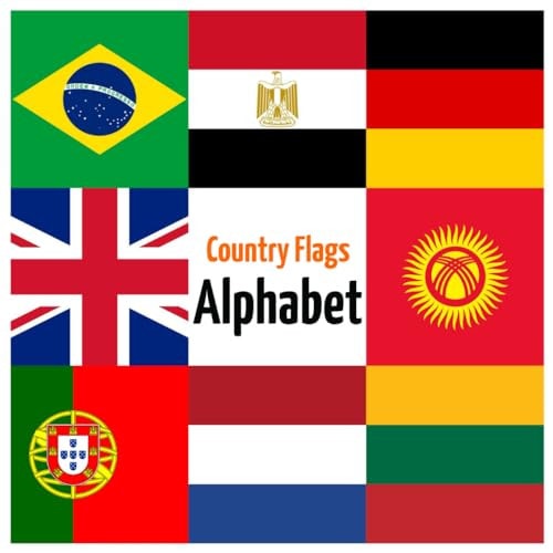 Country Flags Alphabet ABC Country Flags, Alphabet Book from A to Z for Kids