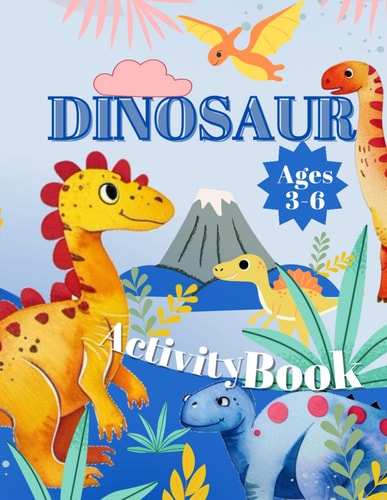 Dinosaur Activity Book Coloring Book