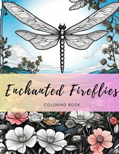 Enchanted Fireflies Coloring Book