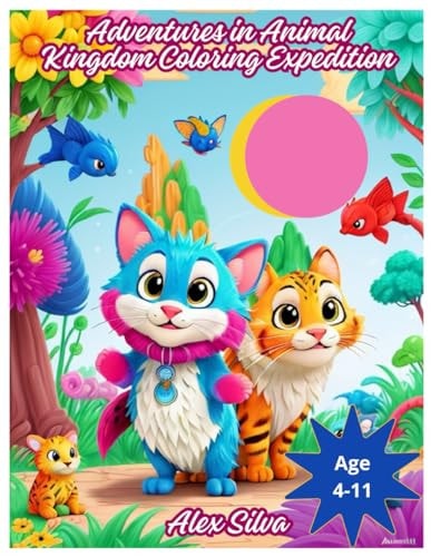 Adventures in the Animal Kingdom Coloring Expedition
