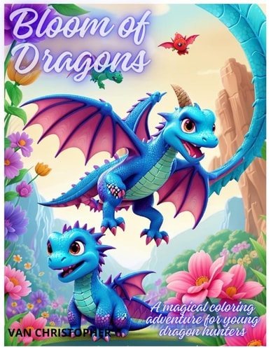 Bloom of Dragons A Magical Coloring Adventure for Young Dragon Hunters