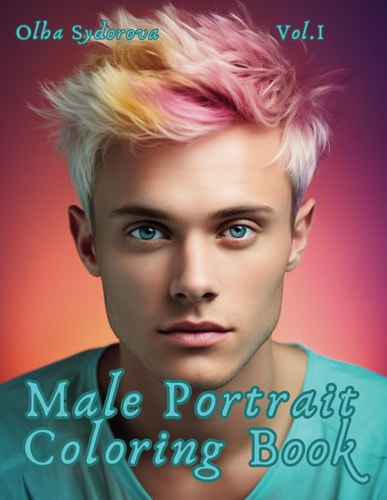 Male Portrait Coloring Book Vol. 1