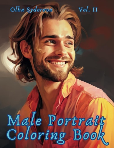Male Portrait Coloring Book Vol. 2