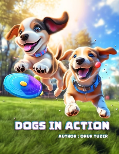 Dogs in Action A Playful Learning Journey Picture Book - Tail-Wagging Tales for 3-6 Year Old Kids