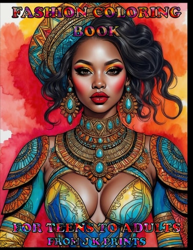 Fashion Coloring Book For Teens to Adults