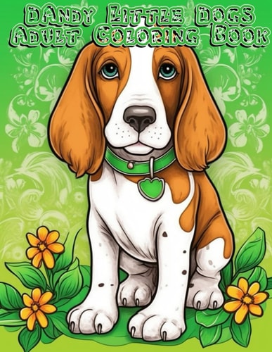 Dandy Little Dogs Adult Coloring Book