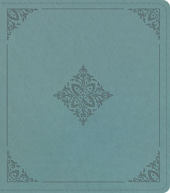 ESV Journaling Study Bible (Trutone Over Board, Paris Sky, Fleur-De-Lis Design)