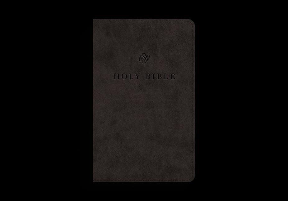 ESV Premium Church Bible, Large Print, Red Letter (Trutone, Black)
