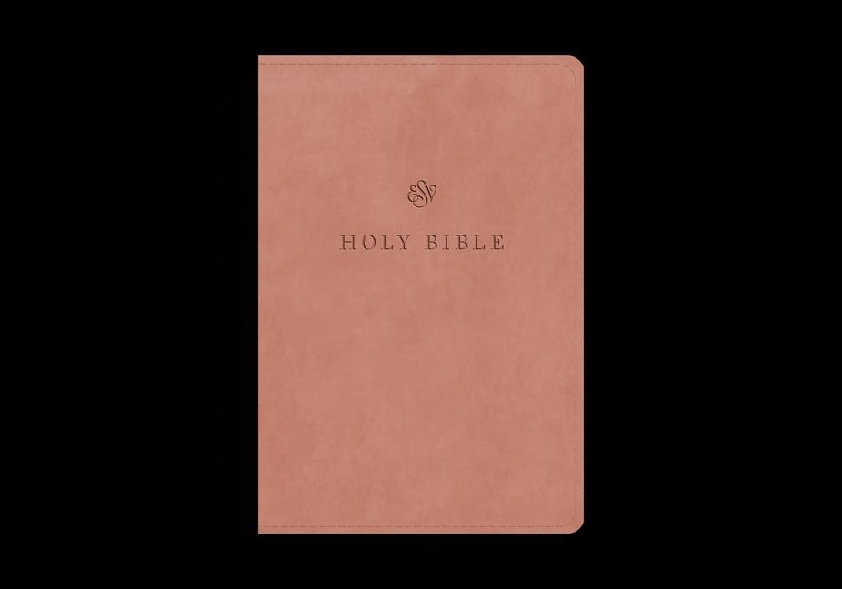 ESV Large Print Compact Bible (Trutone, Blush Rose)