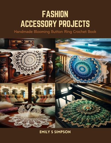 Handmade Blooming Button Ring Crochet Book Fashion Accessory Projects
