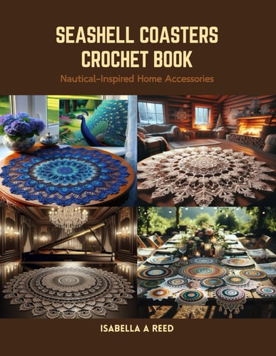 Seashell Coasters Crochet Book Nautical-Inspired Home Accessories