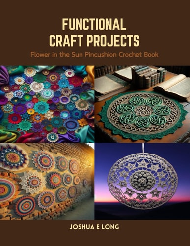 Flower in the Sun Pincushion Crochet Book Functional Craft Projects
