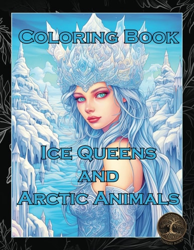 Ice Queens and Arctic Animals A Coloring Book