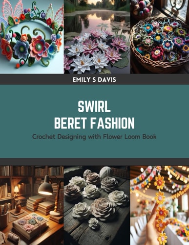 Swirl Beret Fashion Crochet Designing with Flower Loom Book