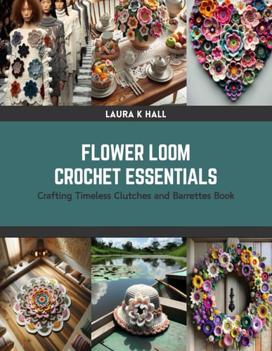 Flower Loom Crochet Essentials Crafting Timeless Clutches and Barrettes Book