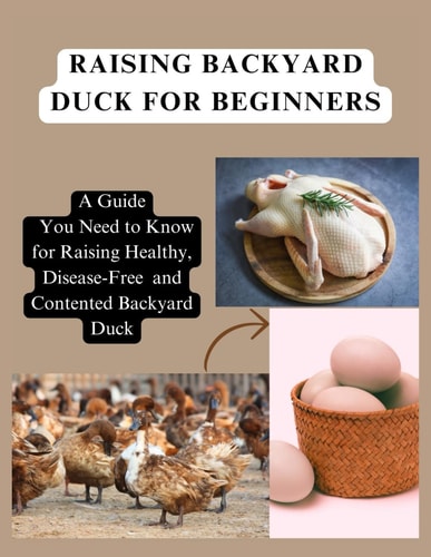 Raising Backyard Duck for Beginners A Guide You Need to Know for Raising Healthy, Disease-Free and Contented Backyard Duck