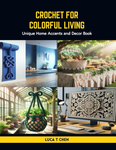 Crochet for Colorful Living Unique Home Accents and Decor Book