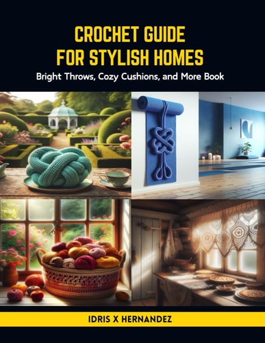 Crochet Guide for Stylish Homes Bright Throws, Cozy Cushions, and More Book