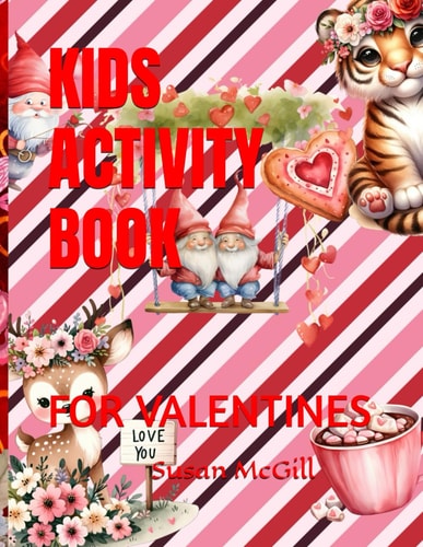 Kids Activity Book For Valentines