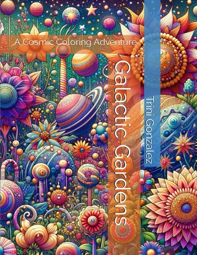 Galactic Gardens A Cosmic Coloring Adventure