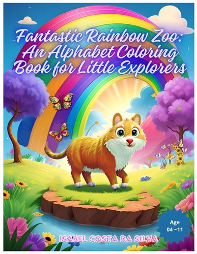 Fantastic Rainbow Zoo An Alphabet Coloring Book for Little Explorers