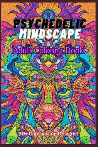 Psychedelic Mindscape Adult Coloring Book
