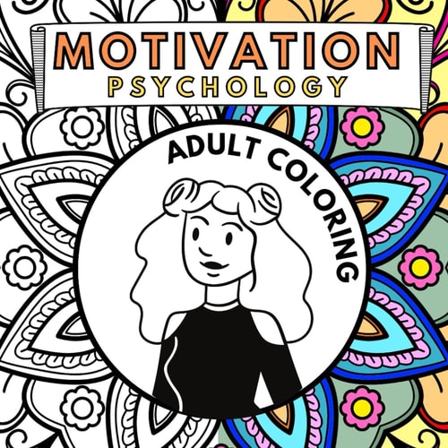 Motivation Psychology Coloring Book 21 Motivational Quotes to Inspire and Lift You Up