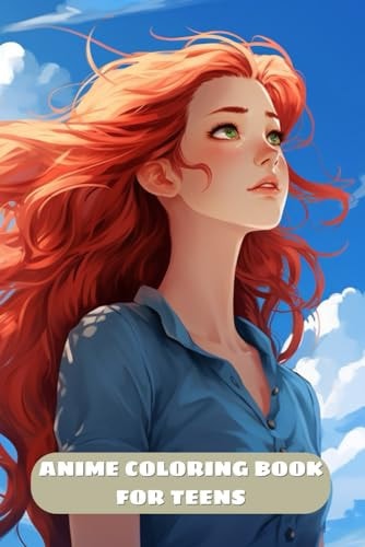 Anime Coloring Book for Teens Trendy and Beautiful Manga Fashion Illustrations