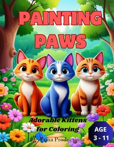 Painting Paws Adorable Kittens for Coloring