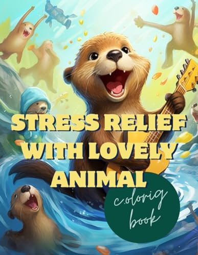 50 Cute Animals Coloring Book Be Happy with Cut Animals for All Ages