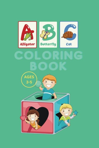 ABC Coloring Book for Kids Ages 3-5 with Vibrant Illustrations of Everday Items from A to Z