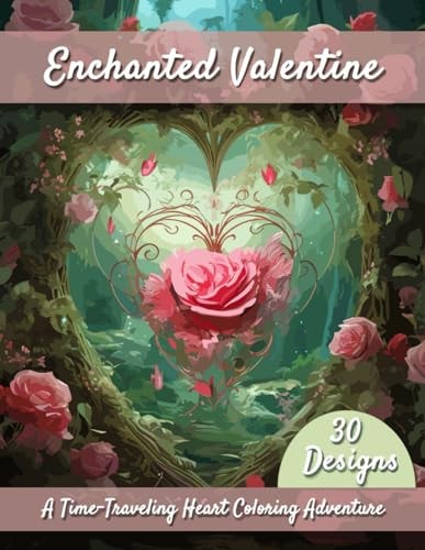 Enchanted Valentine A Time-Traveling Heart Coloring Adventure
