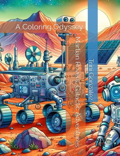 Martian Rovers' Galactic Adventures A Coloring Odyssey