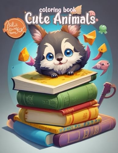 Cute Animals Coloring Book World of Animals For An Adult And Kids (23 Pages): Coloring Book for Adults and Kids