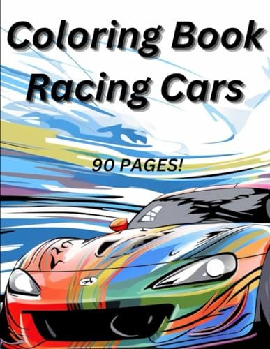 Coloring Book Racing Cars