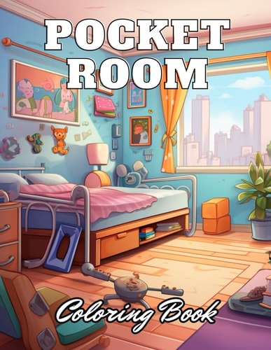 Pocket Room Coloring Book New Edition 100+ Unique and Beautiful High-quality Designs