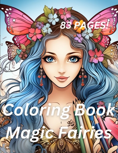Coloring Book Magic Fairies