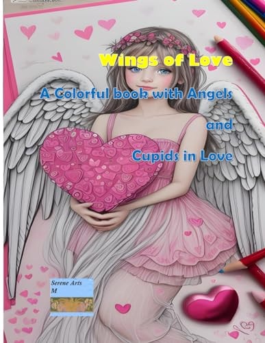 Wings of Love A Colorful Journey with Angels and Cupids in Love 50 Pages for Coloring