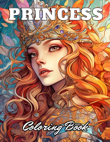 Princess Coloring Book High Quality +100 Beautiful Designs