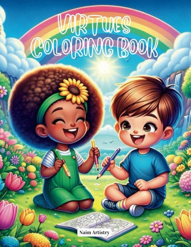 Virtues Coloring Book Exploring Values Through Creative Art: A Fun and Educational Journey for Kids and Adults - Discover Virtues & Qualities