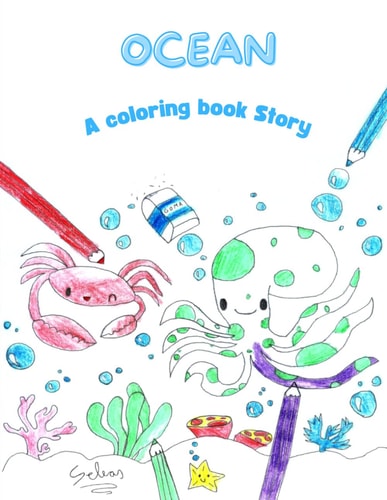 Ocean A Coloring Book Story