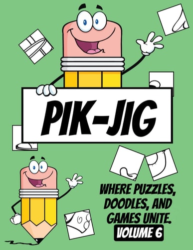 PIK-JIG - Activity Book Adult - Activity Book Young Adults - Art Inspiration Book