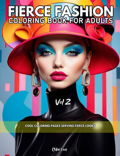 Fierce Fashion Coloring Book for Adults Vol 2 Cool Coloring Pages Serving Fierce Looks