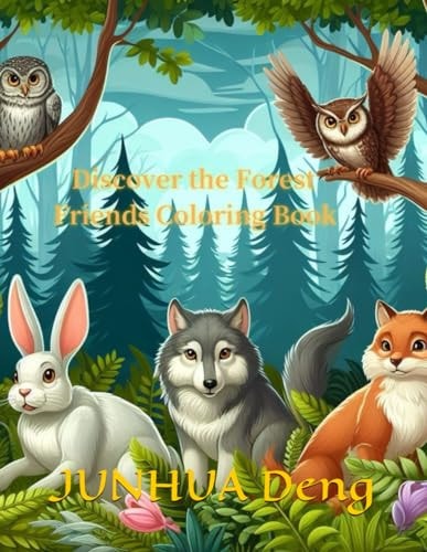 Discover the Forest Friends Coloring Book