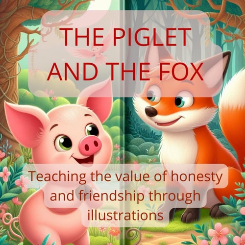 The Piglet and The Fox Teaching the Value of Honesty and Friendship Through Illustrations