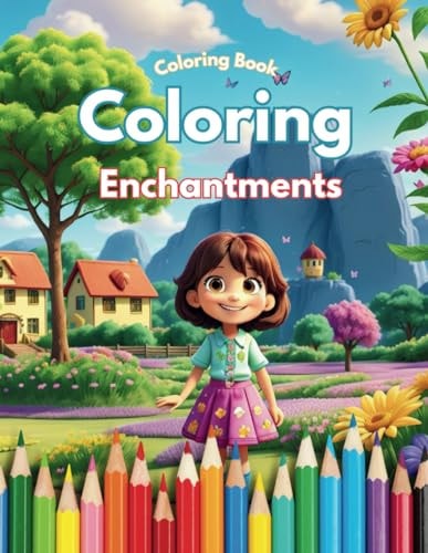 Coloring Enchantments - Coloring Book For Girls, Diverse Themes