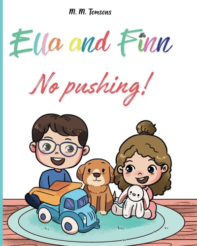 Ella and Finn No Pushing!