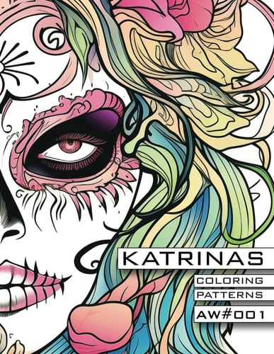 Katrinas - Coloring Patterns X Atomic Watermelon - AW#001 Color Exploration Book for Kids and Adults - Spark Creativity, Explore Forms, Educate Yourself to Express Your Love for Art!