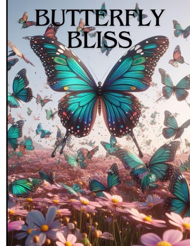 Butterfly Bliss Coloring Book, Butterfly Theme, Kids' Coloring Adventure, Coloring Delight, Vibrant Butterflies